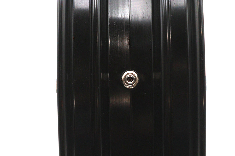 Ultima #37-932 - 18 inch x 3.5 inch Revolver Front Wheel Black Cut