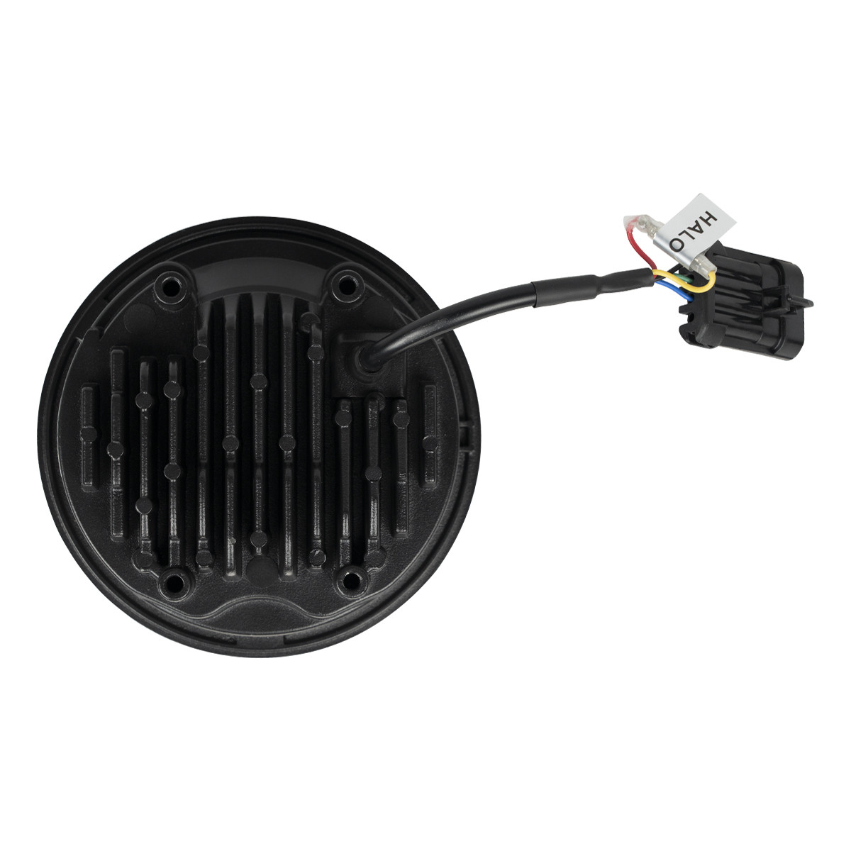 Hogworks 5 3/4" Led Black Halomaker® Headlight for '18-'25 Harley® Street Bob / Low Rider / Standard