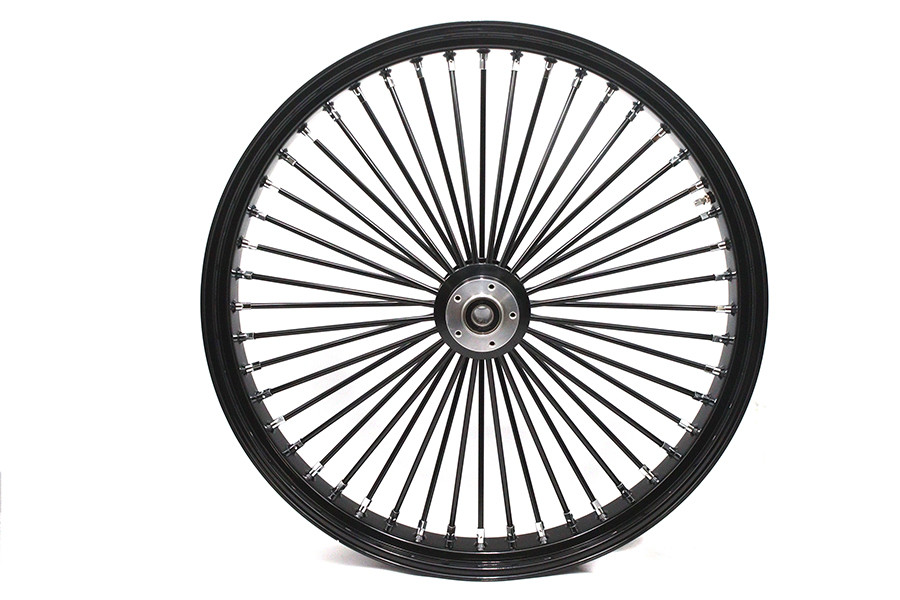 Ultima #37-567 - 30 inch x 4.0 inch King Spoke Front Wheel Black
