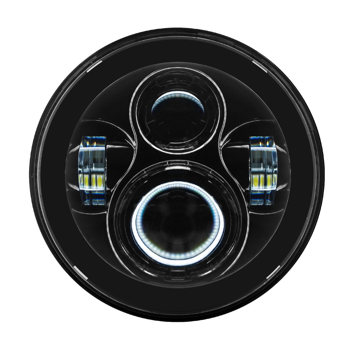 Hogworks 7" Led Black Headlight for Harley® Softail '18-'25