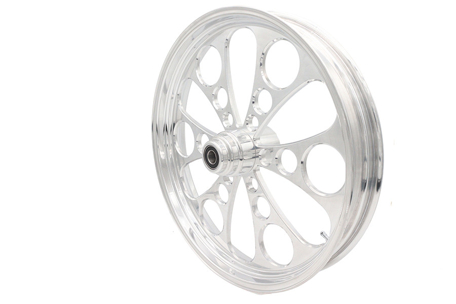 Ultima #37-611 - 23 inch x 3.5 inch Kool Kat Front Wheel Polished Aluminum