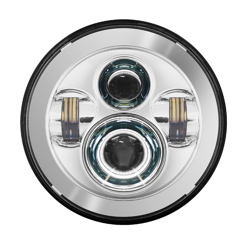 Hogworks 7" Led Chrome Headlight for Harley® Softail '18-'25