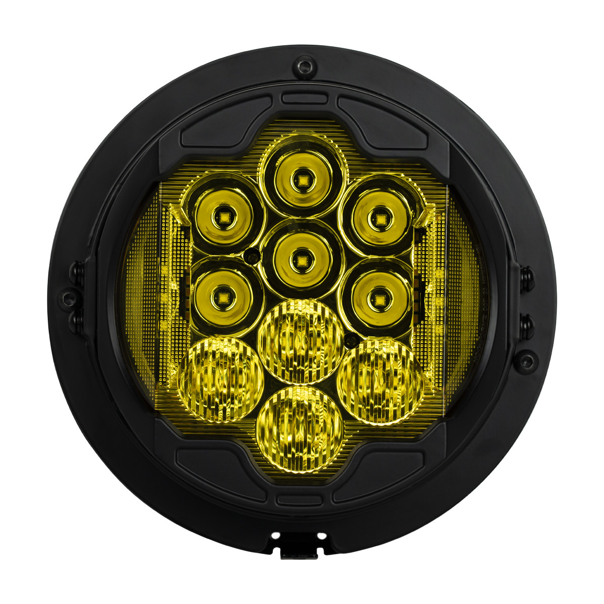 Hogworks 7" Led Goldtooth Performance Headlight for Harley® Touring