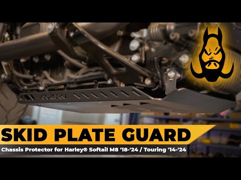 Hogworks Hogworkz® Aluminum Skid Plate / Chassis Protector for Harley® Softail M8 '18-'25