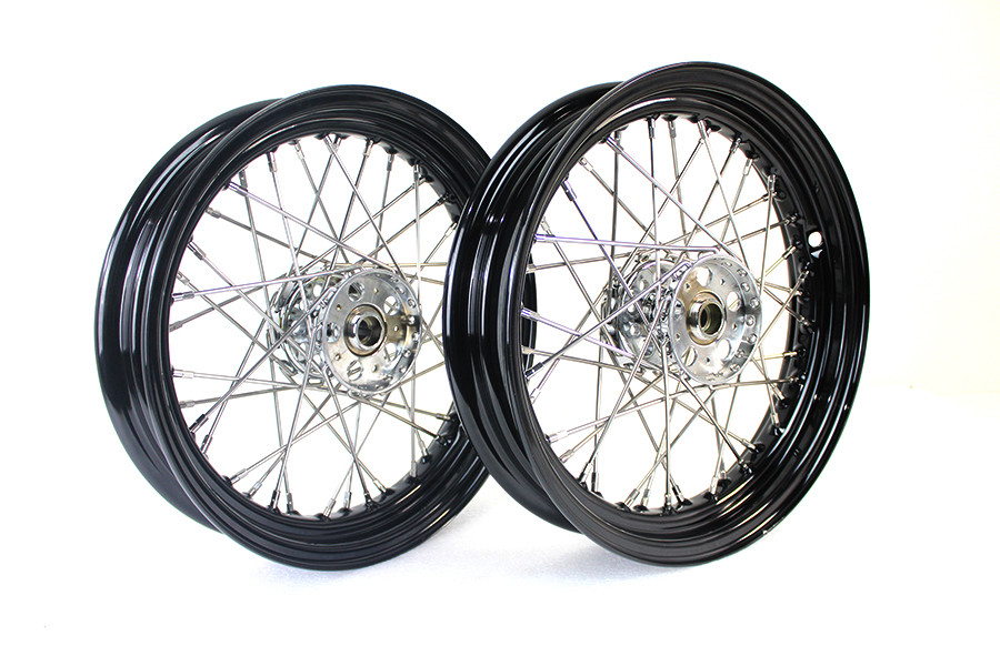 V-Twin - 16 inch x 3.00 inch Servi-Car Rear Wheel Set