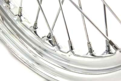 V-Twin #63148 - 19 inch x 2.5 inch Replica Front Spoke Wheel