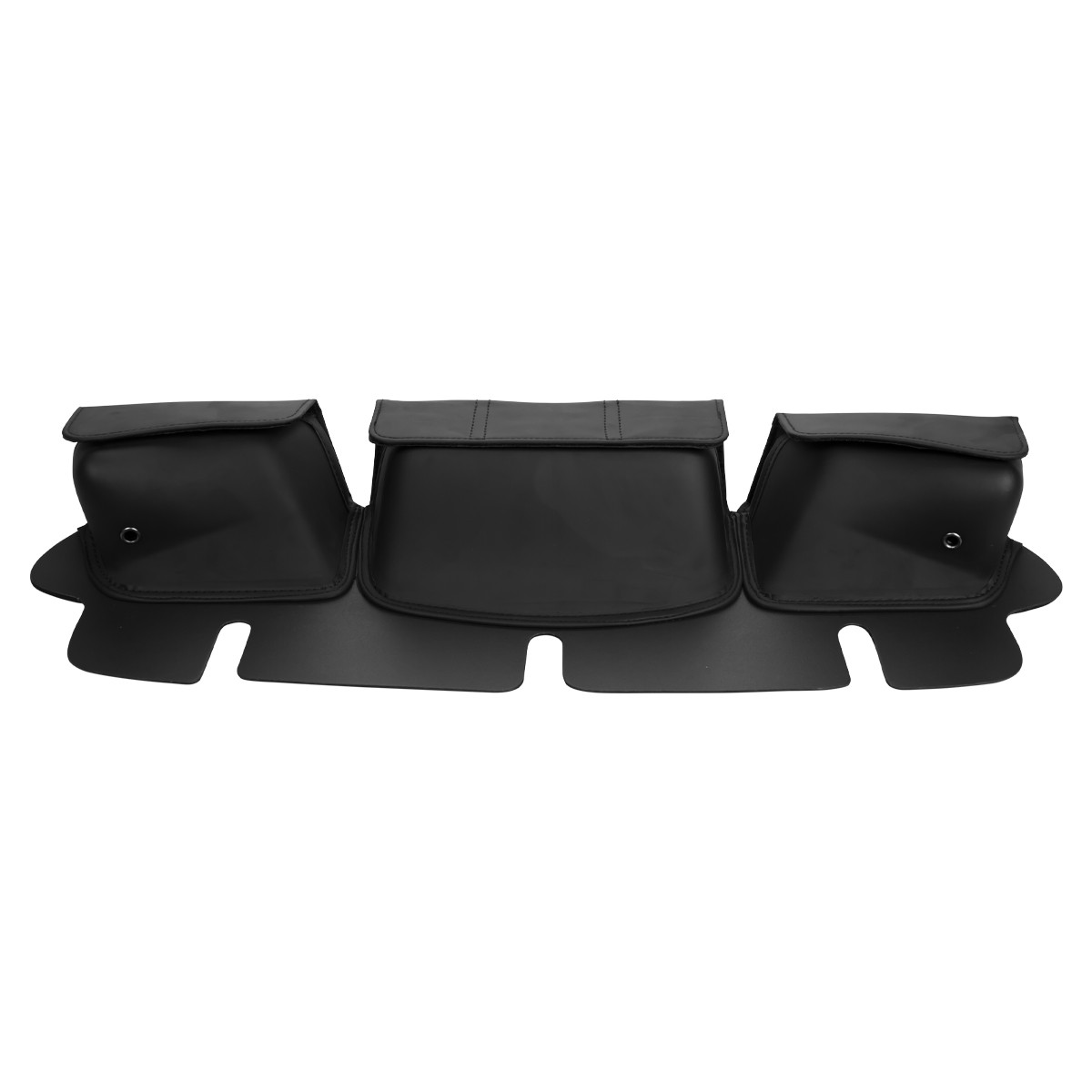 Hogworks Triple Pocket Windshield Fairing Pouch for Harley® Touring '96-'13