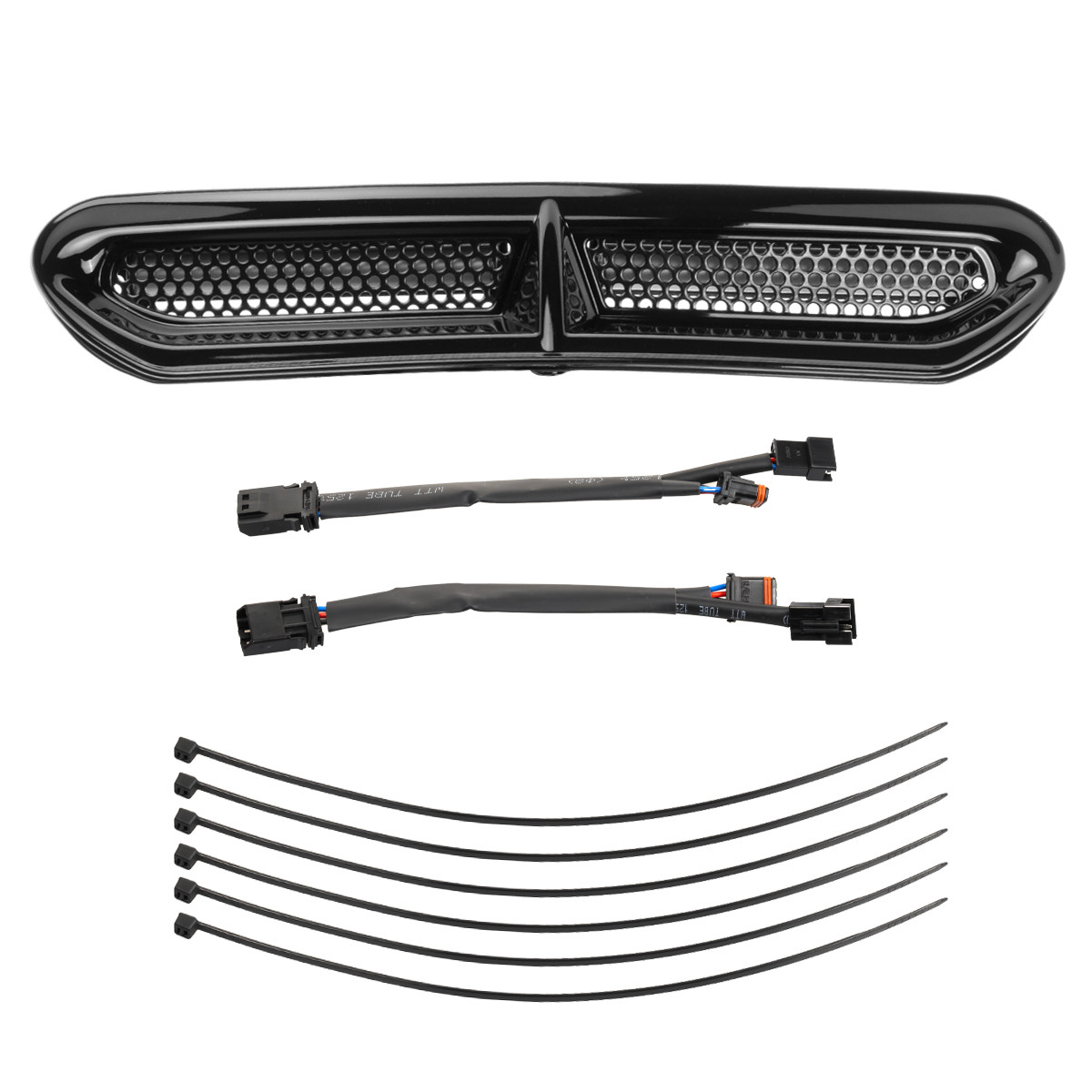 Hogworks Hogworkz® Batwing Led Vent Insert (drl / Turn Signal) - Black