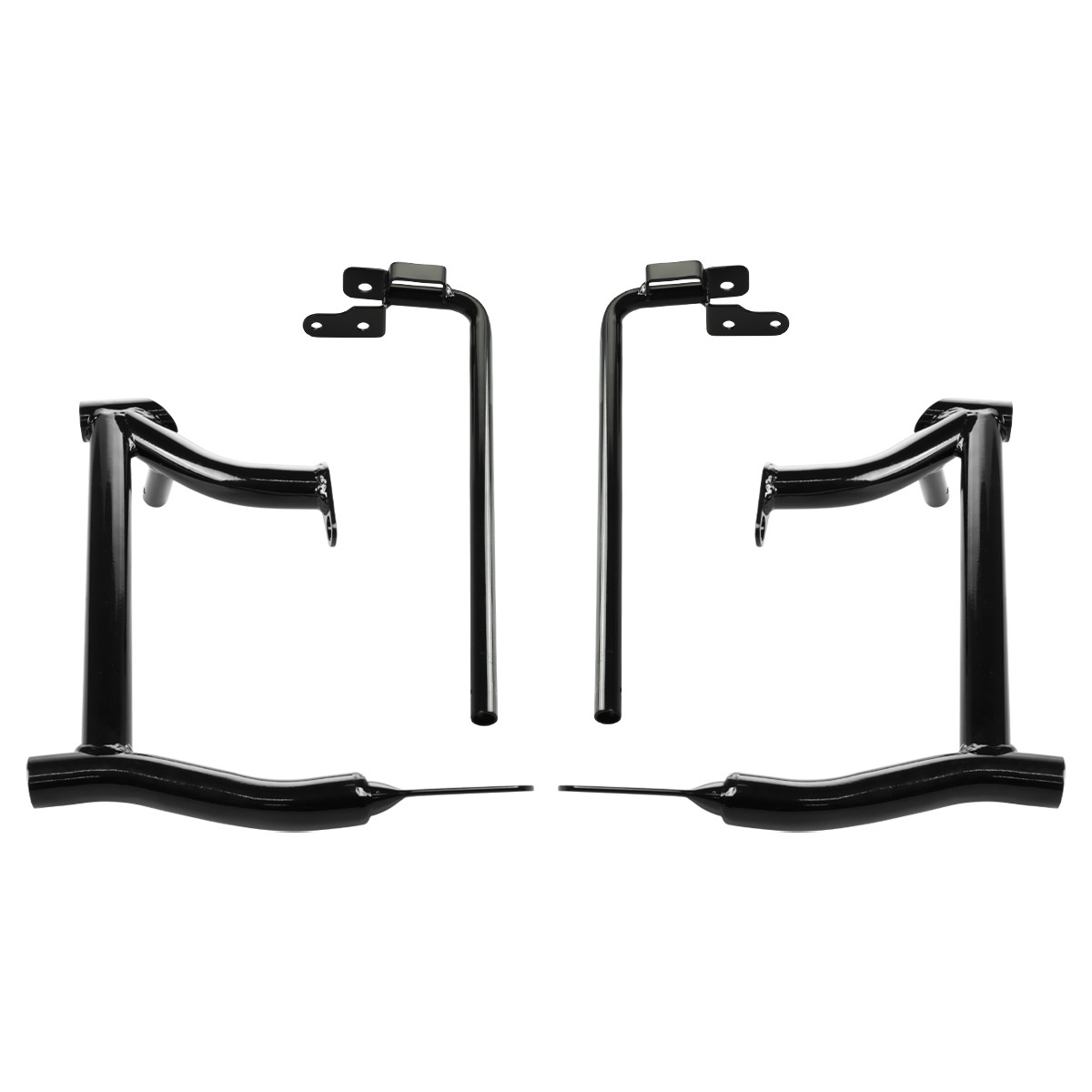 Hogworks Hogworkz® Double Barrel Performance Saddlebag Guards for Harley® Touring '14-'25 | Black