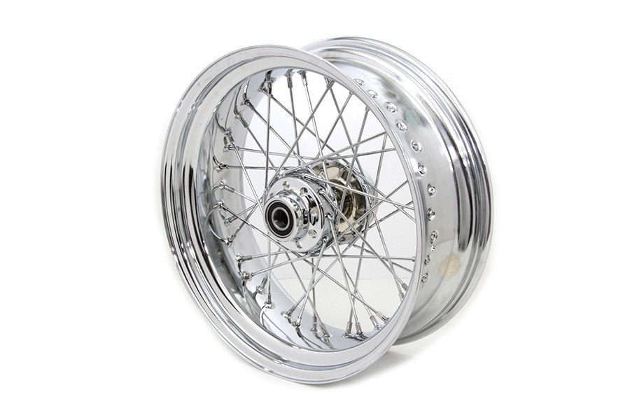 V-Twin #64564 - 17 inch x 6.00 inch Rear Wheel Chrome