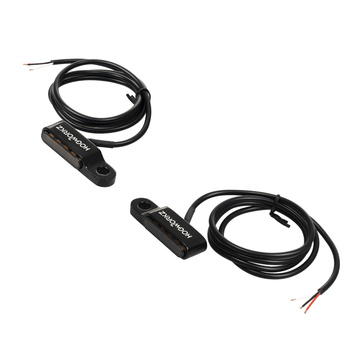 Hogworks Led Handlebar Turn Signals & Drl for Harley® (hydraulic Clutch) | Black