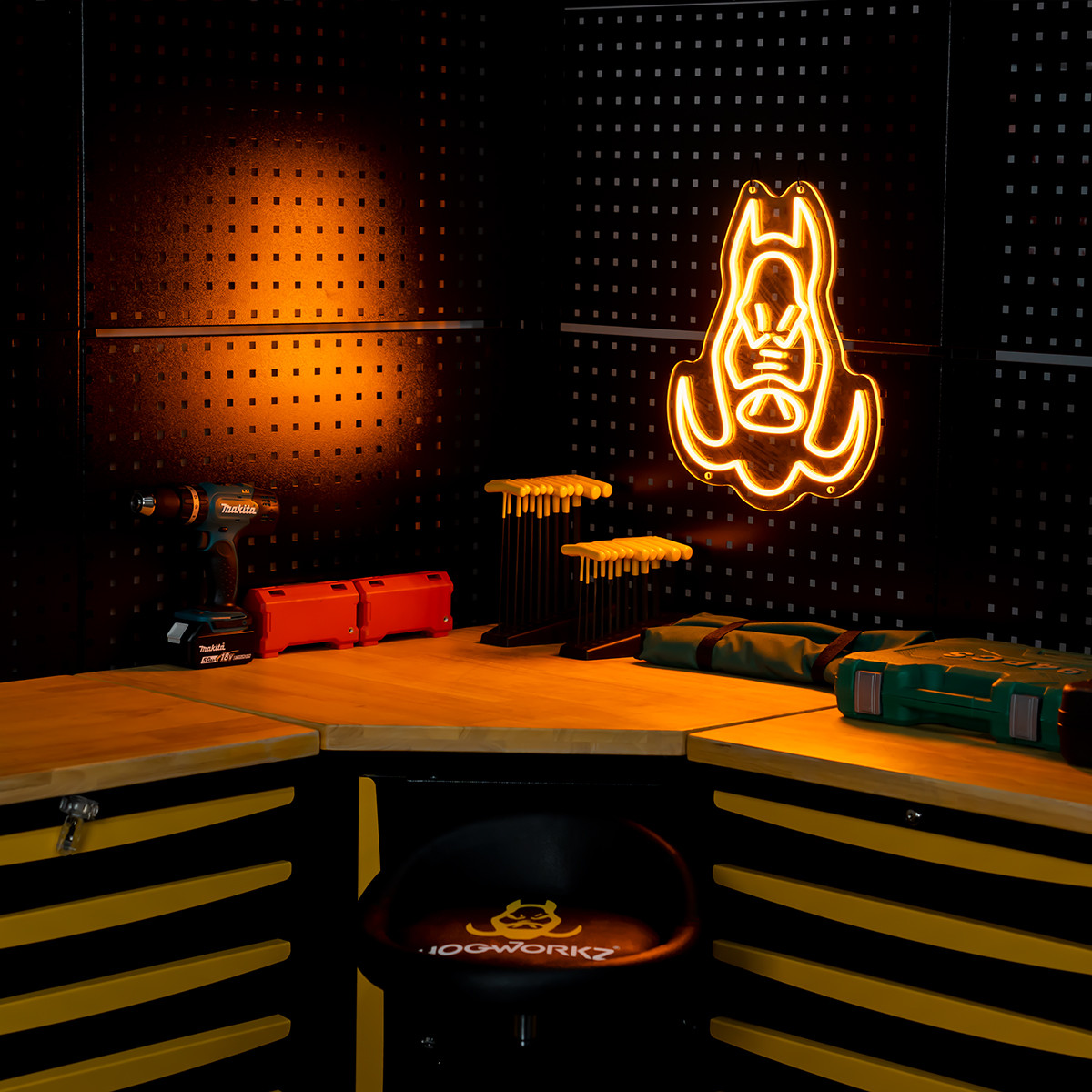 Hogworks Hogworkz® Led Neon Garage Sign