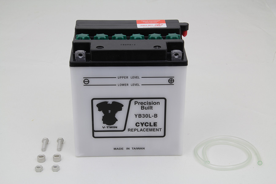 V-Twin #CB30L-B - Deka 12 Volt Battery Dry
