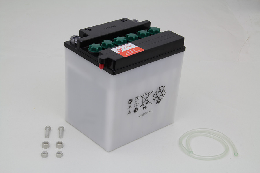 V-Twin #CB30L-B - Deka 12 Volt Battery Dry