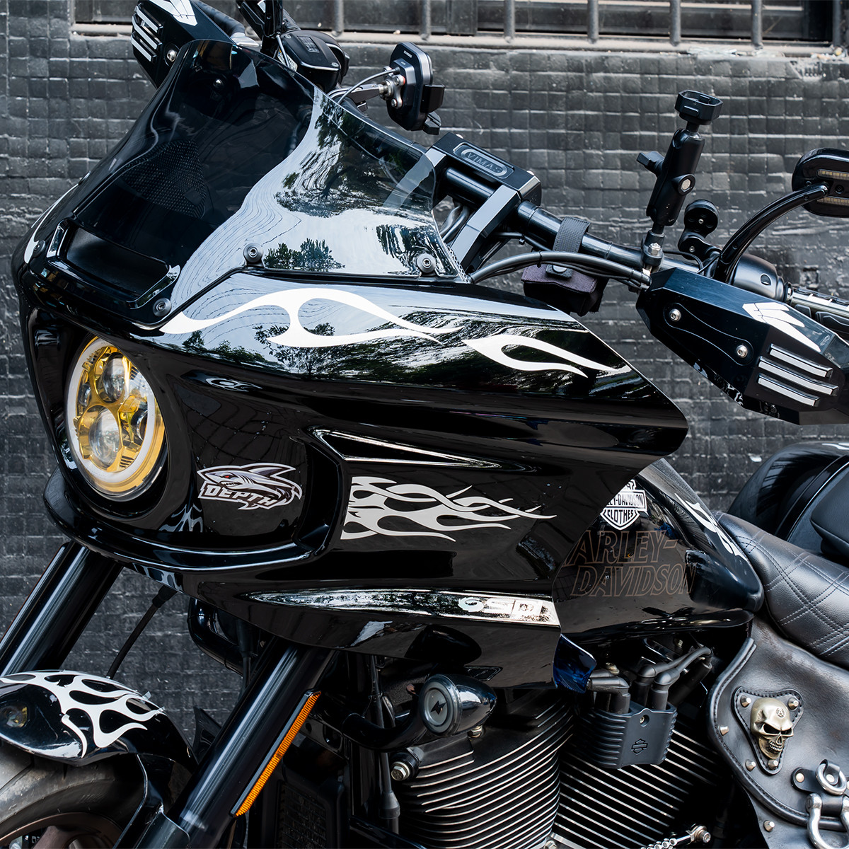 Hogworks Fairing Air Deflectors for Harley® Low Rider ST '22-'25 | Blue