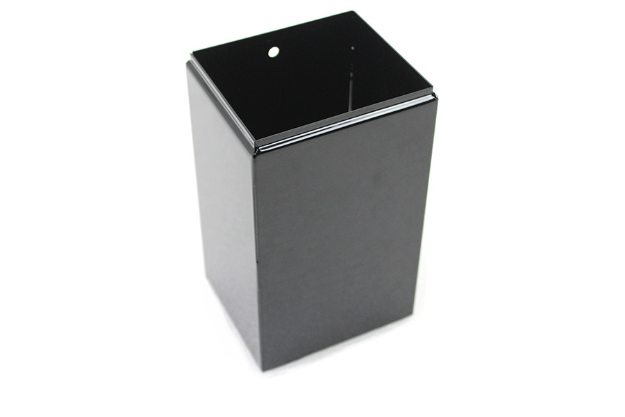 V-Twin #D-2626 - H-2 Steel Battery Box Black