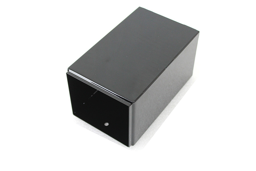 V-Twin #D-2626 - H-2 Steel Battery Box Black
