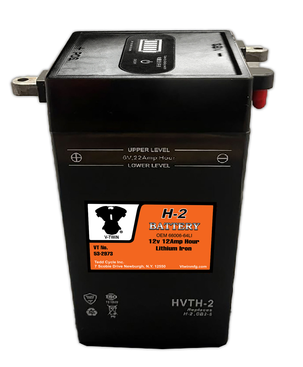 V-Twin - 12 Volt 12 AH Sealed Battery
