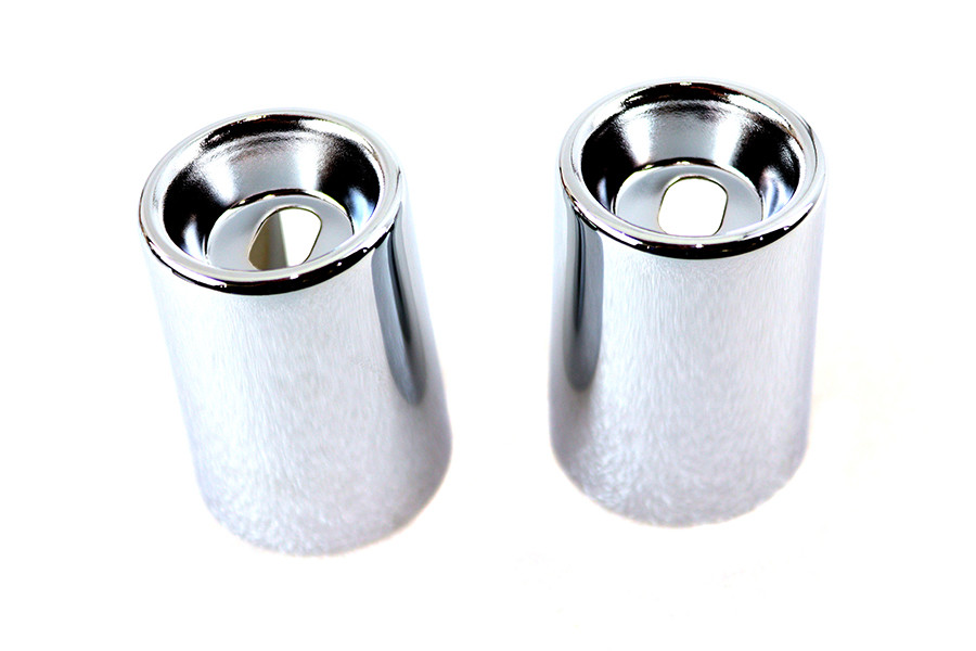 AEE #04012 - Upper Shock Stud Covers Chrome Tall Style