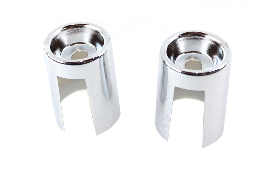 AEE #04012 - Upper Shock Stud Covers Chrome Tall Style