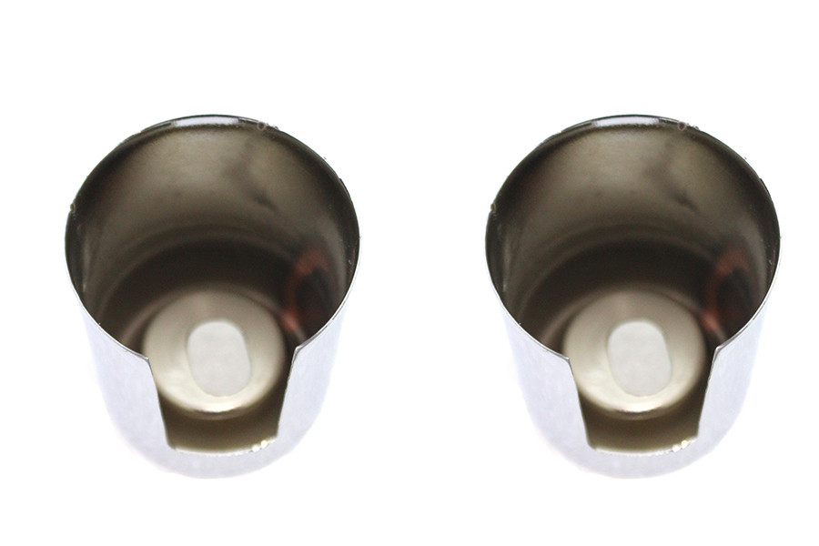 AEE #74489 - Upper Shock Stud Covers Chrome Short Style