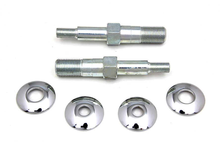 V-Twin #7361 - Lower Rear Shock Stud Kit Zinc