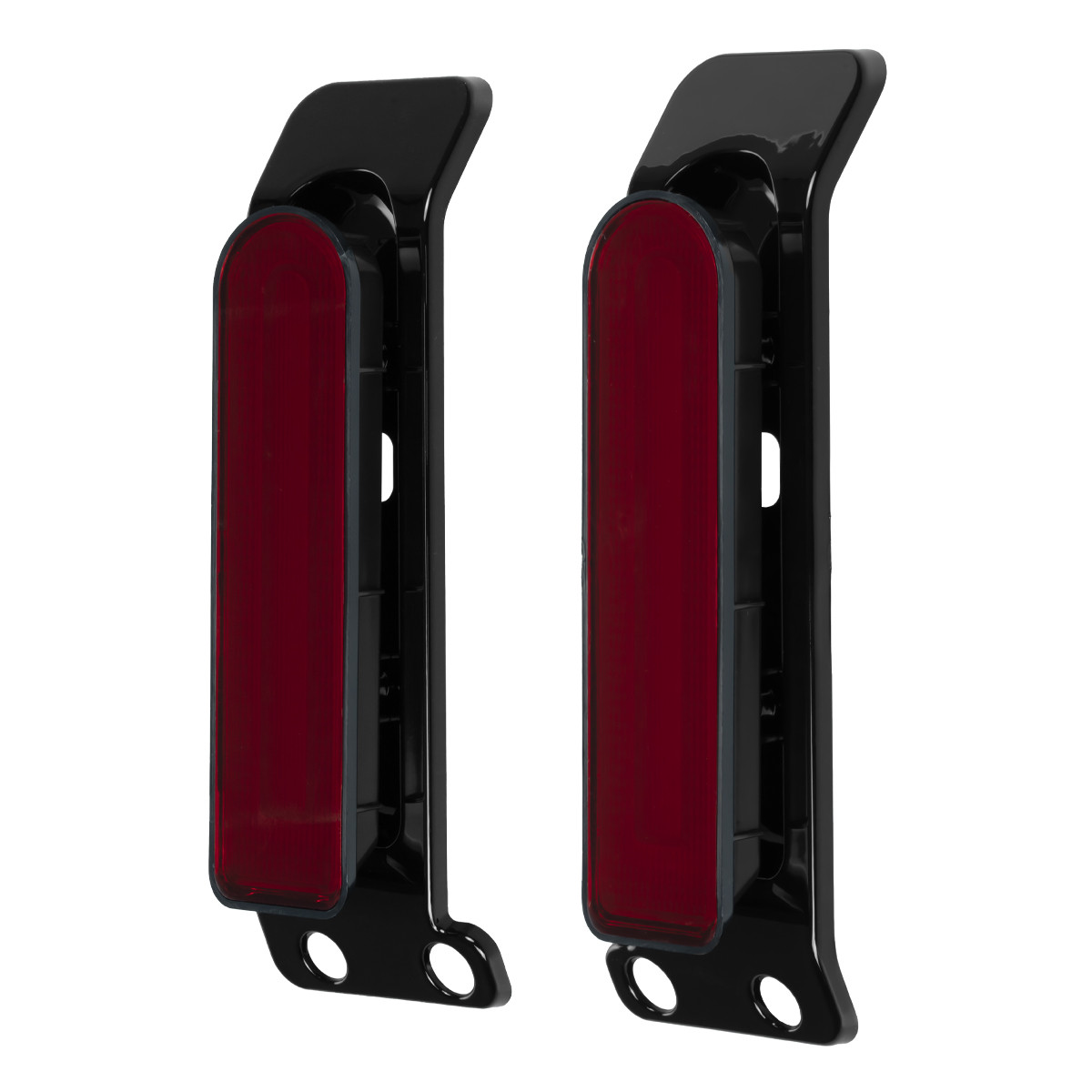 Hogworks Hogworkz® Fuze Led Saddlebag Filler Inserts for Harley® Touring '14-'25 | Red Lens