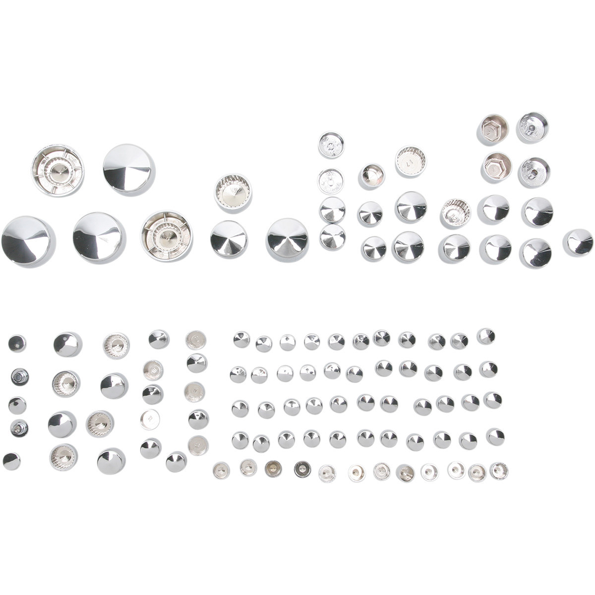Drag Specialties - Bolt Cover Kit - Deluxe/Engine - Chrome - Sportster