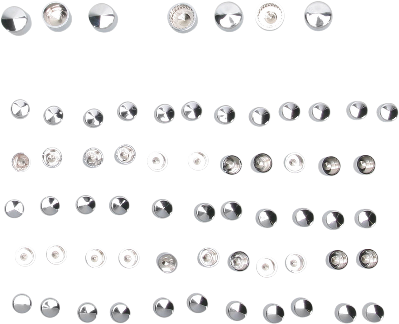 Engine Bolt Covers - Chrome