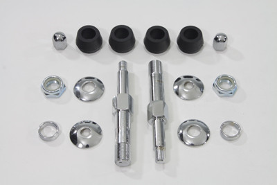 V-Twin #7062CP - Chrome Lower Rear Shock Stud Kit