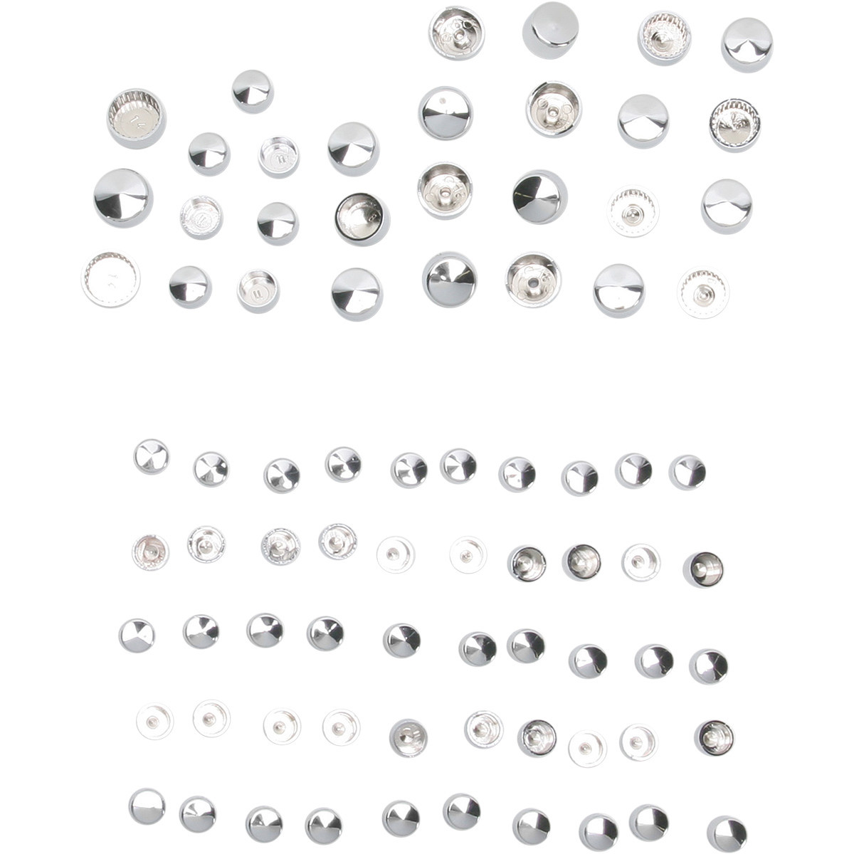 Drag Specialties - Bolt Cover Kit - Engine - Chrome - Twin Cam