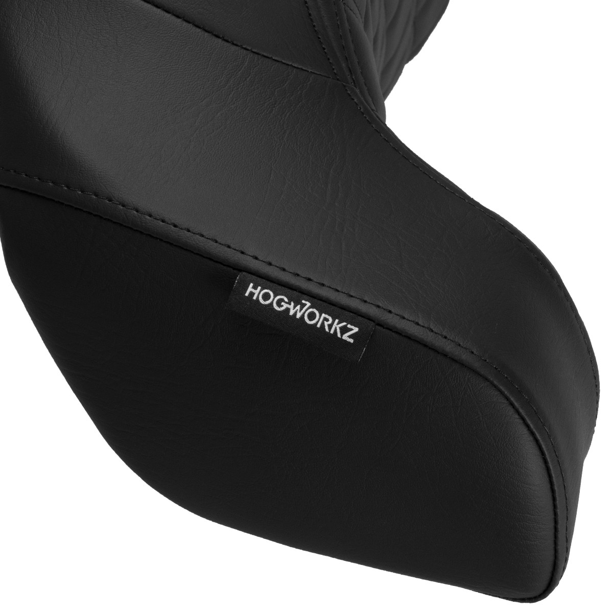 Hogworks Hogworkz® Diamond Stitched King Tour Pack Backrest Pad | Black Stitching