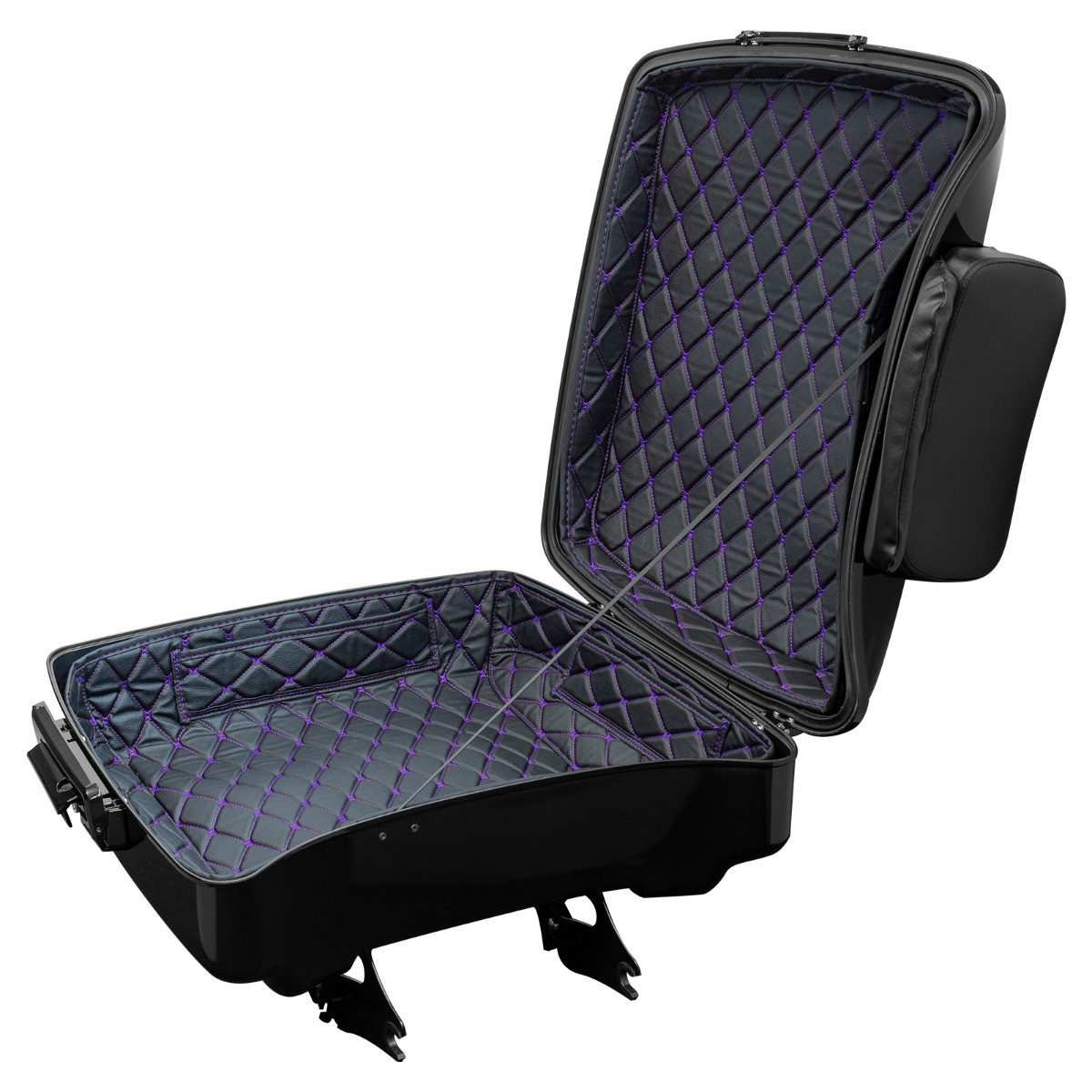 Hogworks Hogworkz® Chopped Tour Pack Liner | Black w/ Purple Stitching