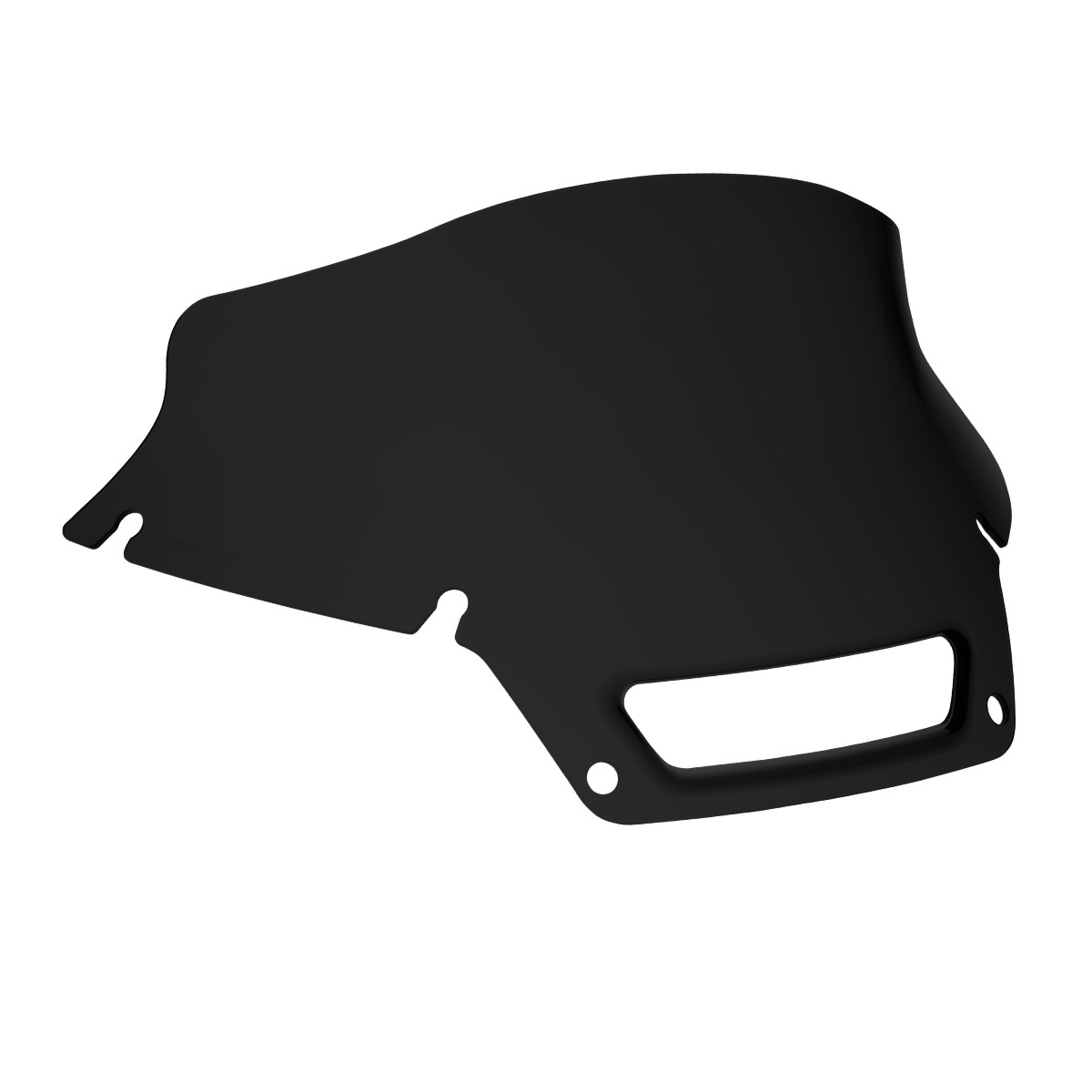 Hogworks Hogworkz® Flowz 6" Windshield for Harley® Low Rider ST '22-'25 | Dark Smoke