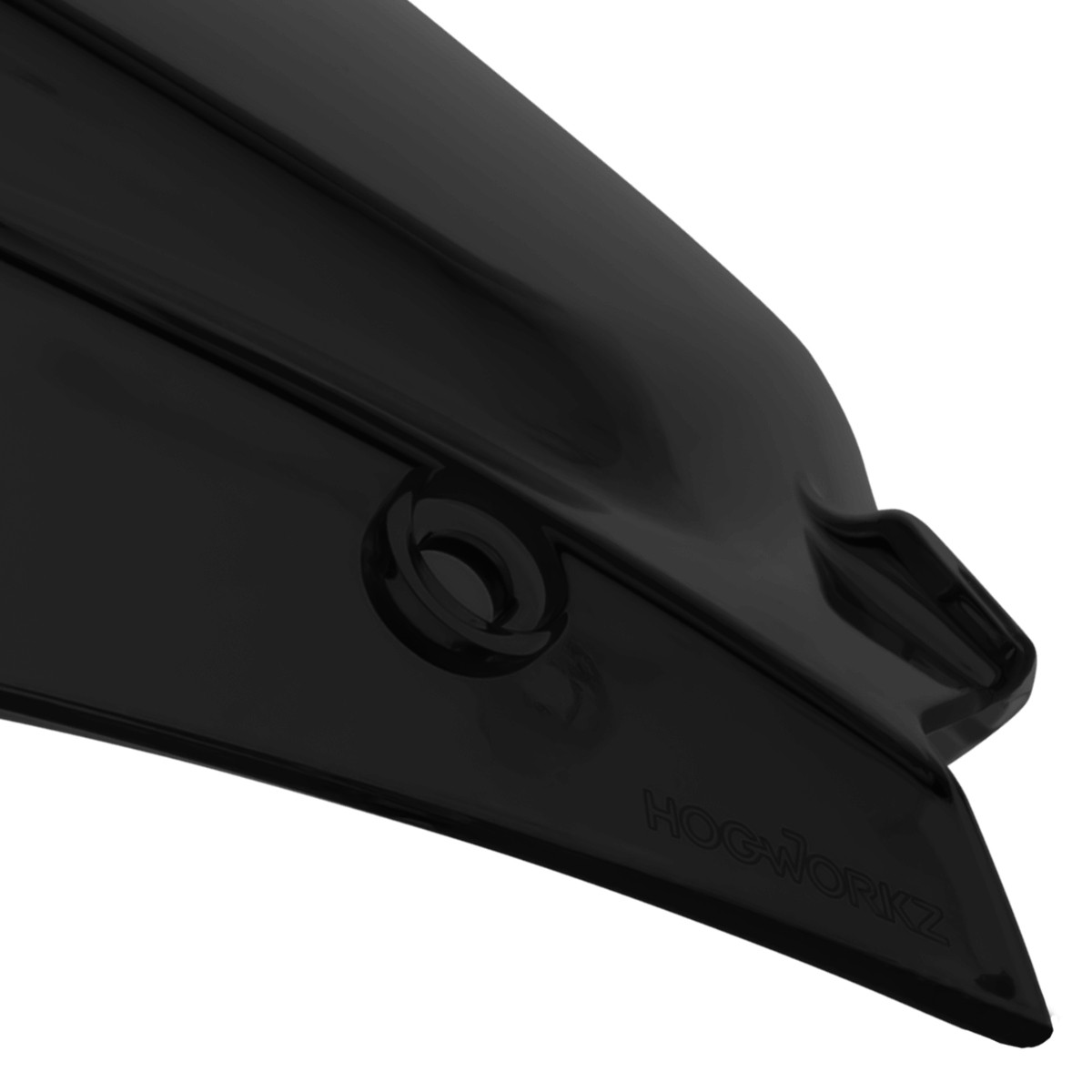 Hogworks Hogworkz® Flowz 9" Windshield for Harley® Road Glide '23.5-'25 | Dark Smoke
