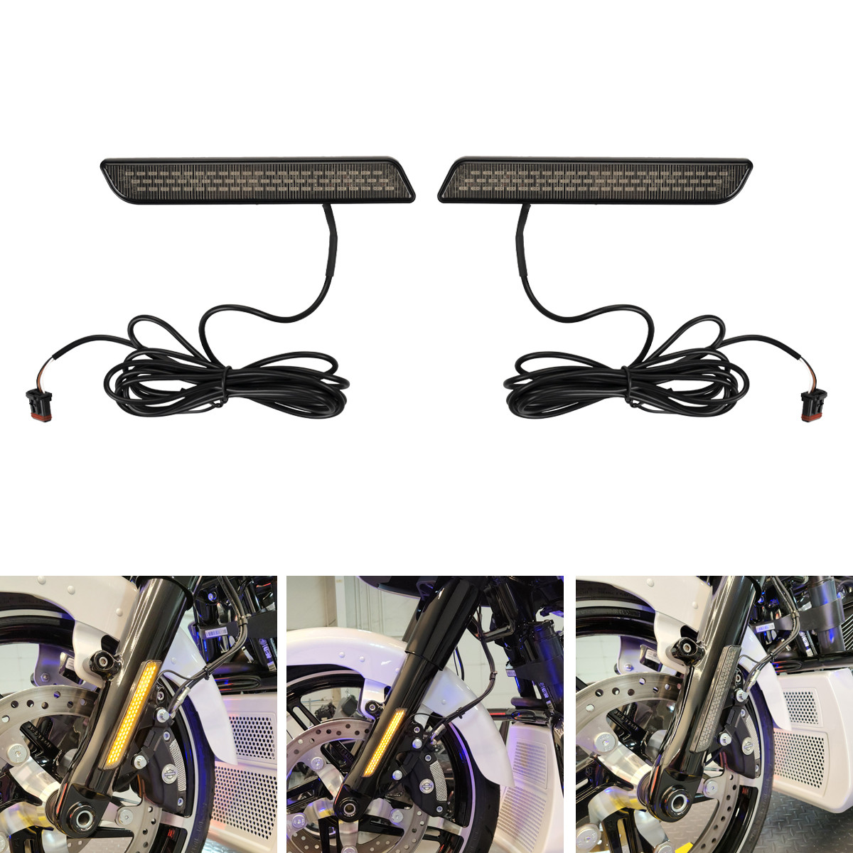 Hogworks Led Fork Lights for Harley® Touring '23.5-'25