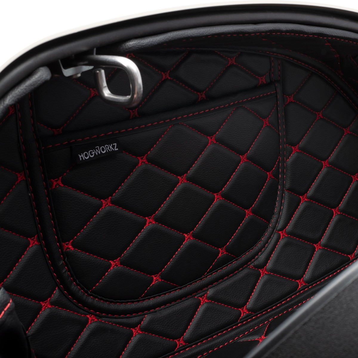 Hogworks Hogworkz® Saddlebag Liners for Harley® Low Rider ST '25-'26 | Red Stitching