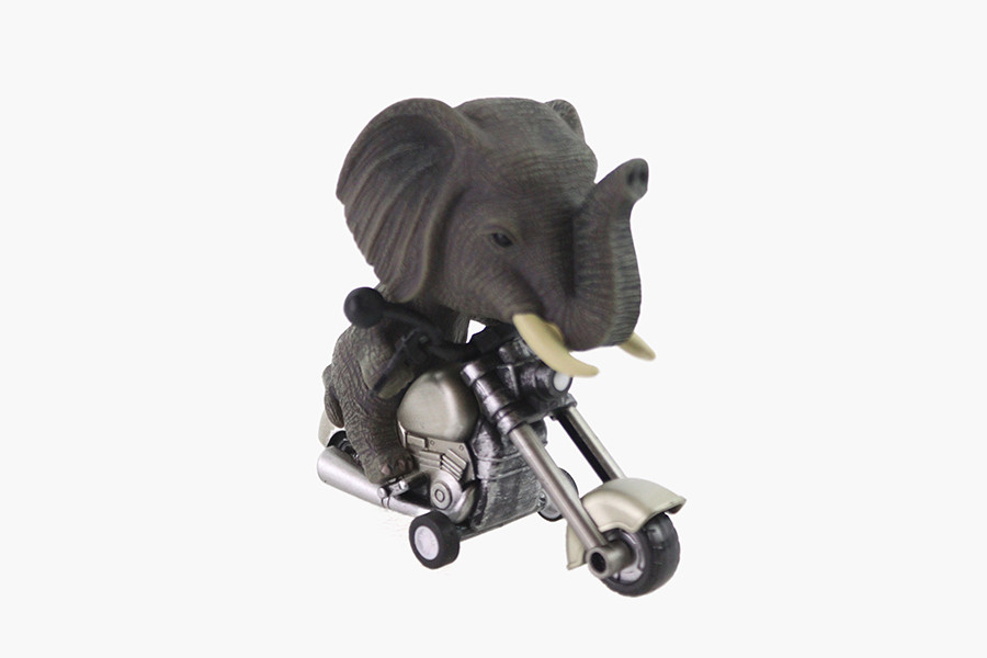 V-Twin - Big Head Elephant Animal Rider Toy