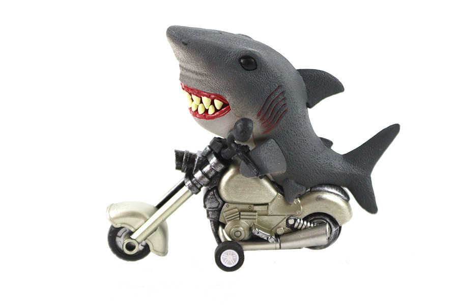 V-Twin - Big Head Shark Animal Rider Toy