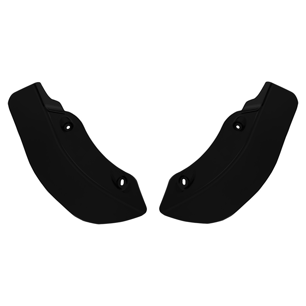 Hogworks Fairing Side Wide Wing Air Deflectors for Road Glide '15-'25 | Dark Smoke