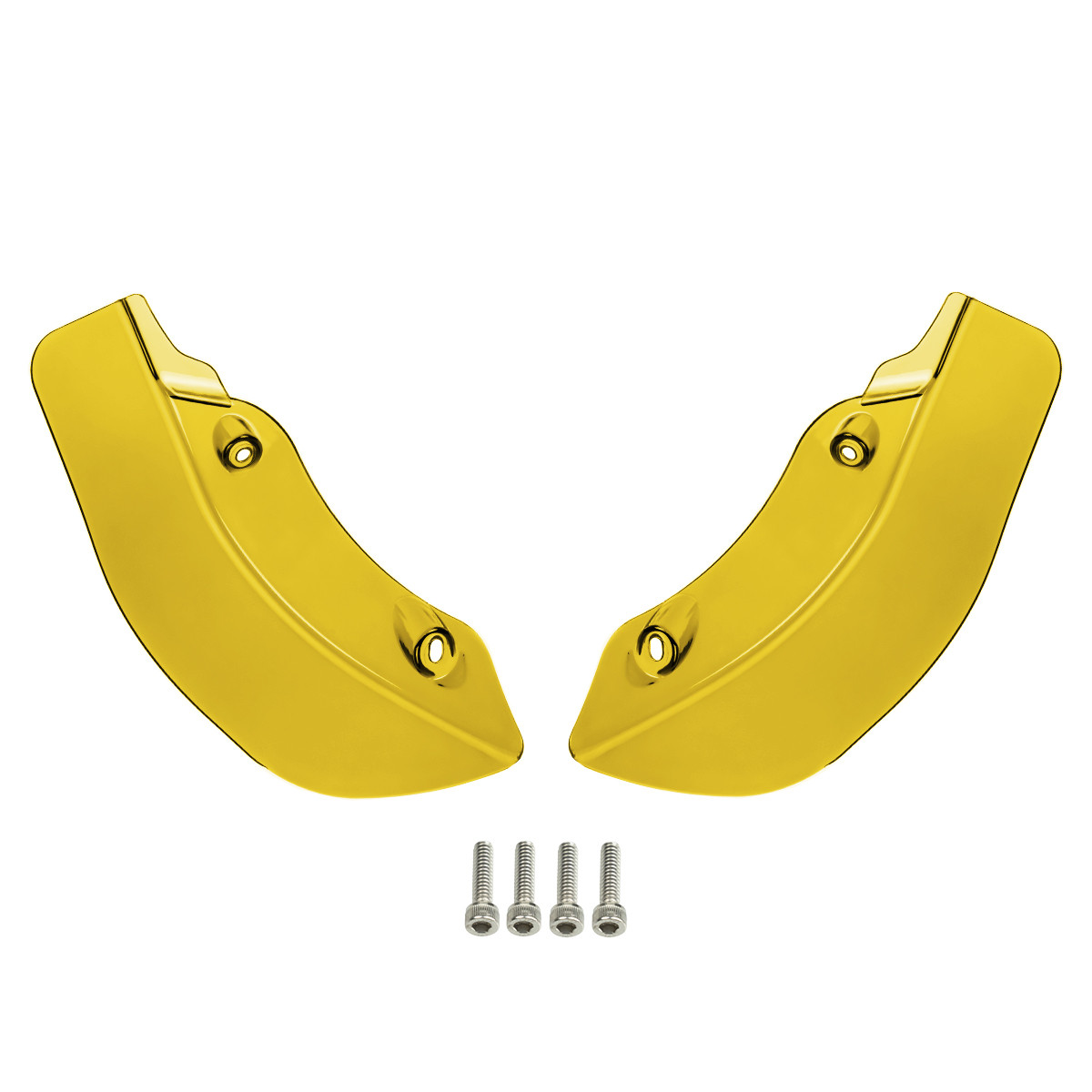 Hogworks Fairing Side Wide Wing Air Deflectors for Road Glide '15-'25 | Yellow