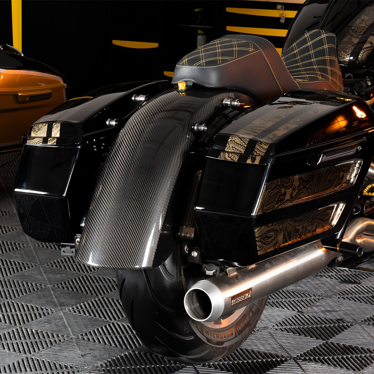 Hogworks Hogworkz® 100% Carbon Fiber Rear Fender for Harley® Touring '09-'25