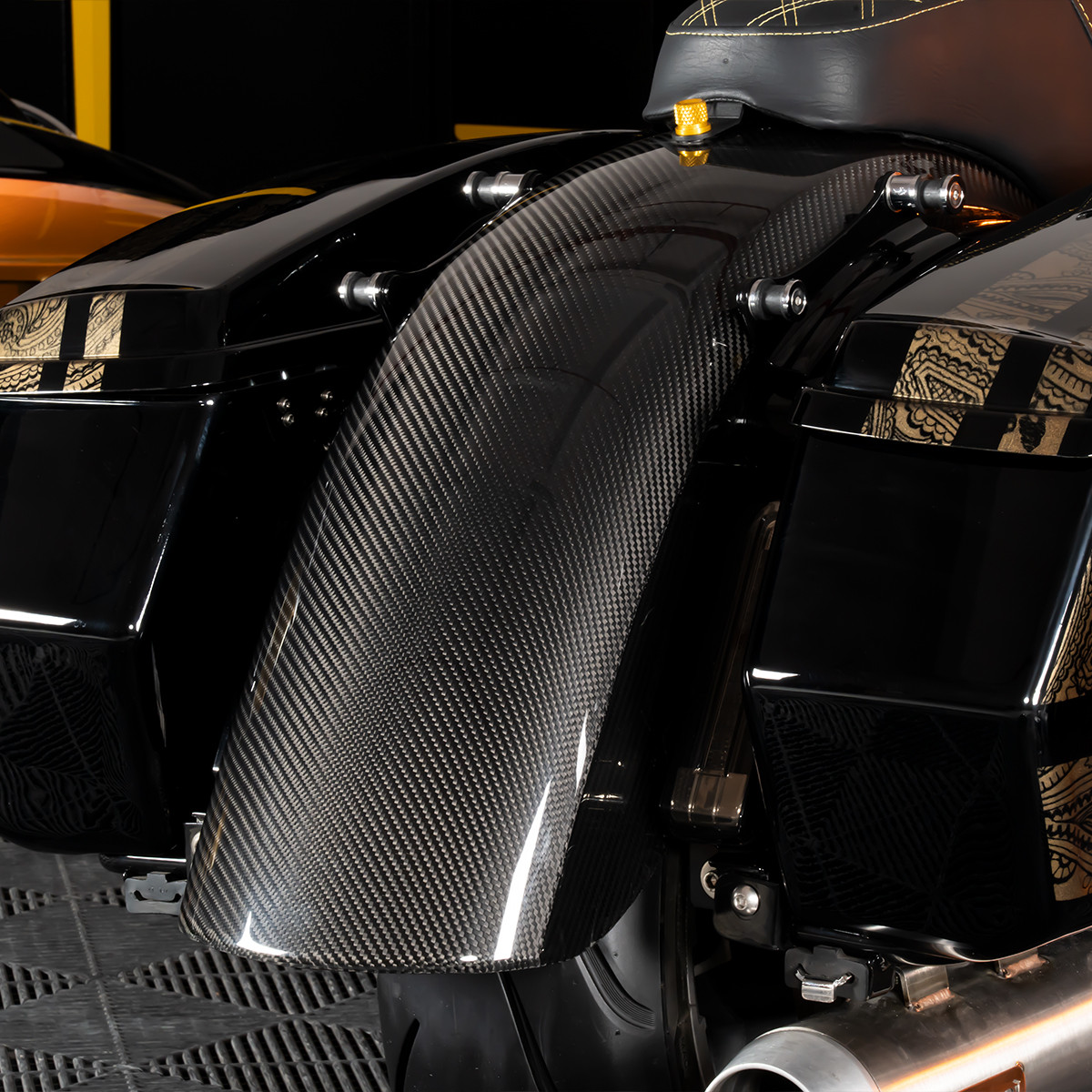 Hogworks Hogworkz® 100% Carbon Fiber Rear Fender for Harley® Touring '09-'25