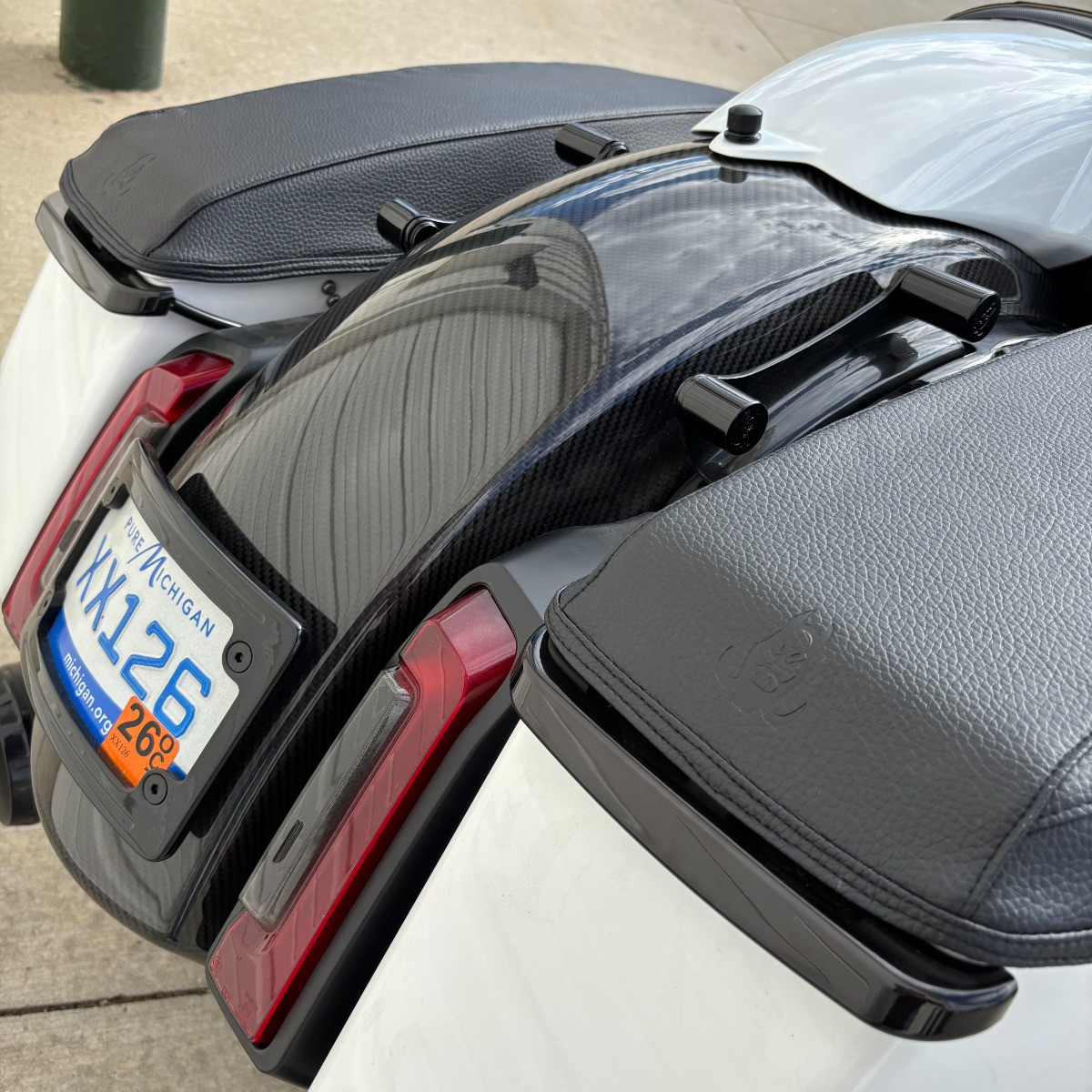 Hogworks Saddlebag Lid Bra Covers for Harley® Touring '23.5-'25
