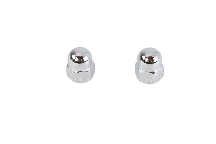 Colony #41-9 - Chrome Acorn Nut Set Fine 7/16 inch-20 Thread