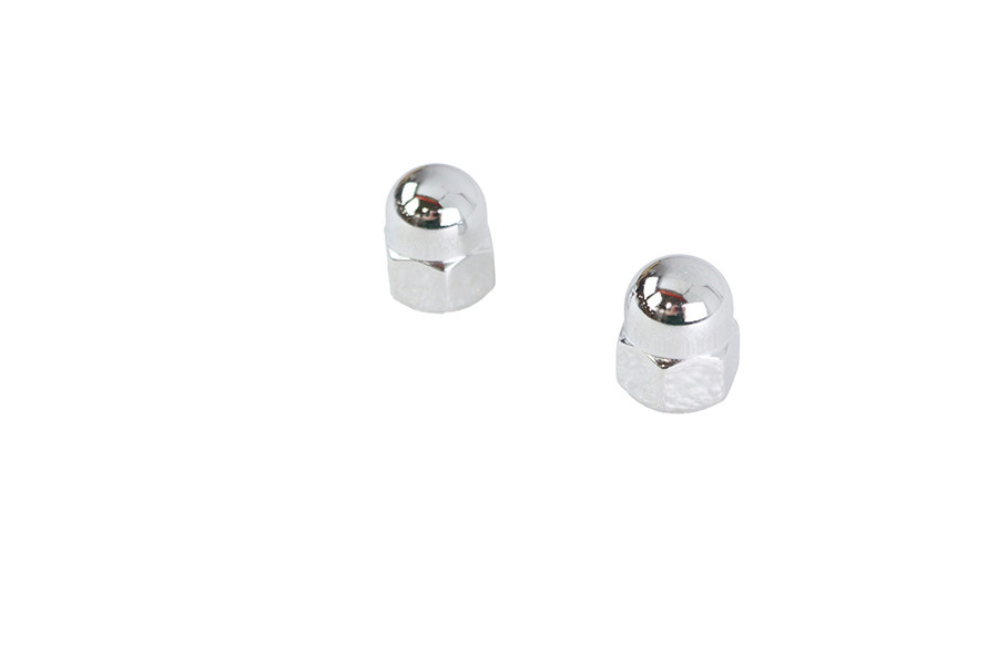 Colony #41-9 - Chrome Acorn Nut Set Fine 7/16 inch-20 Thread