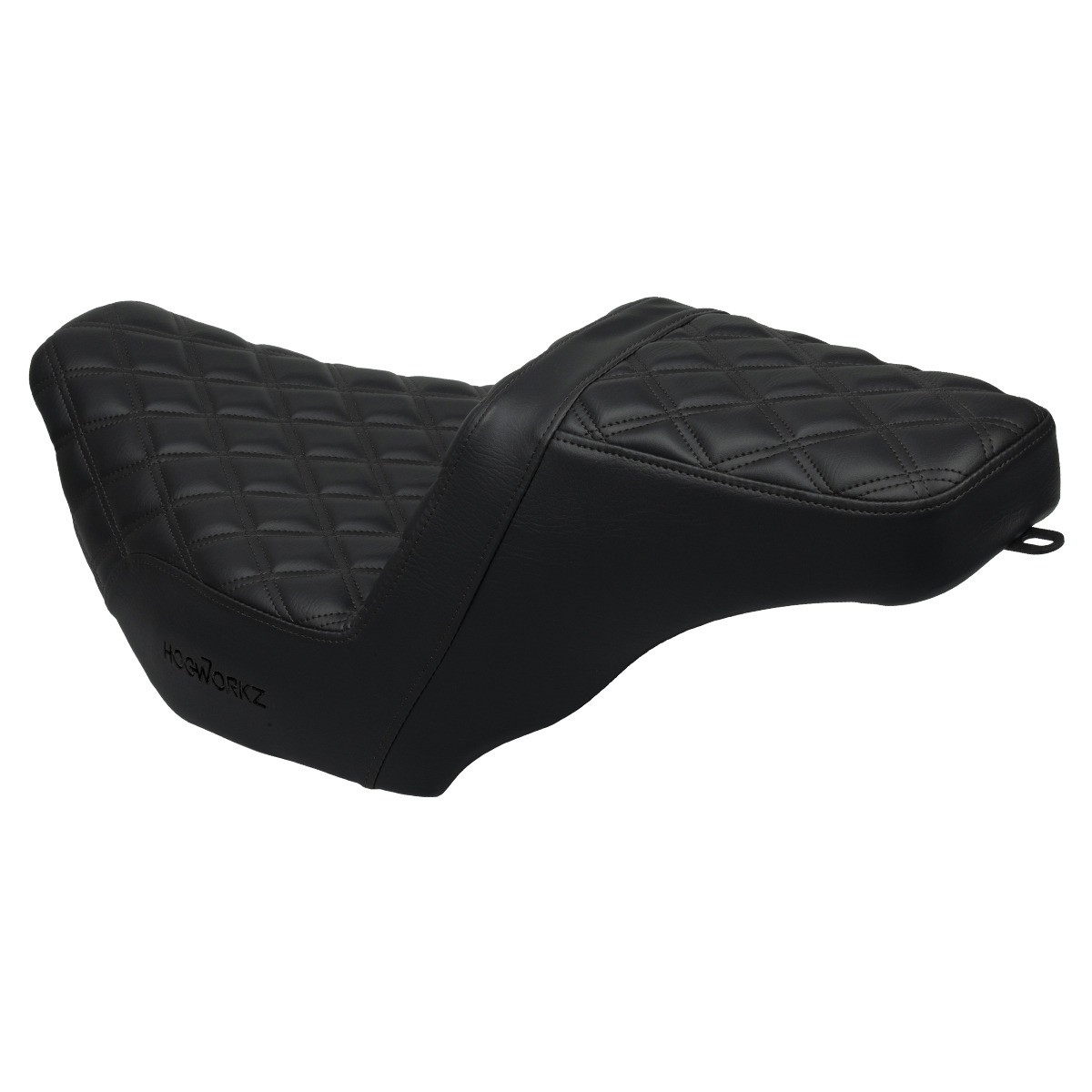 Hogworks Rise Up Seat for Harley® Touring '23.5-'25 (diamond / Black Stitch)