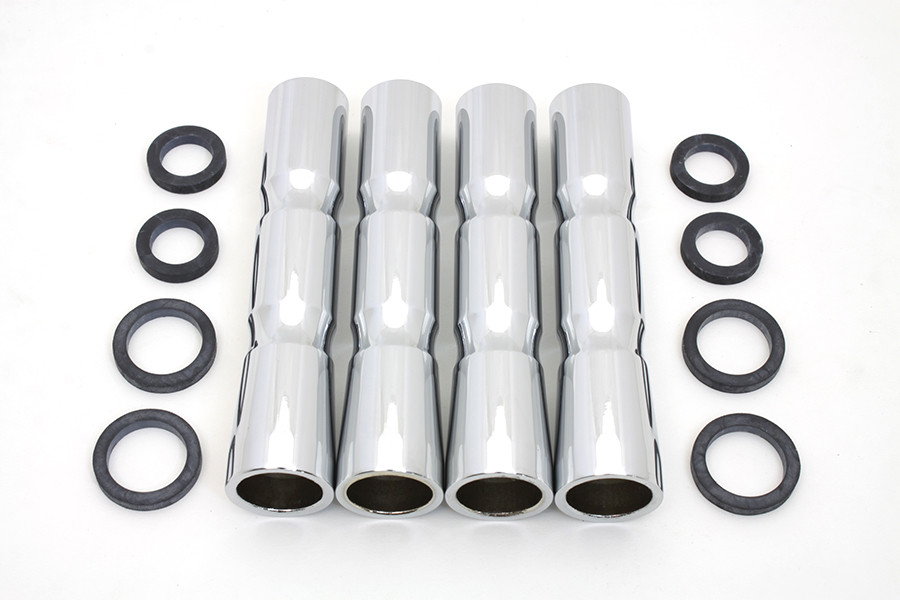 Colony - Chrome Lower Pushrod Cover Set