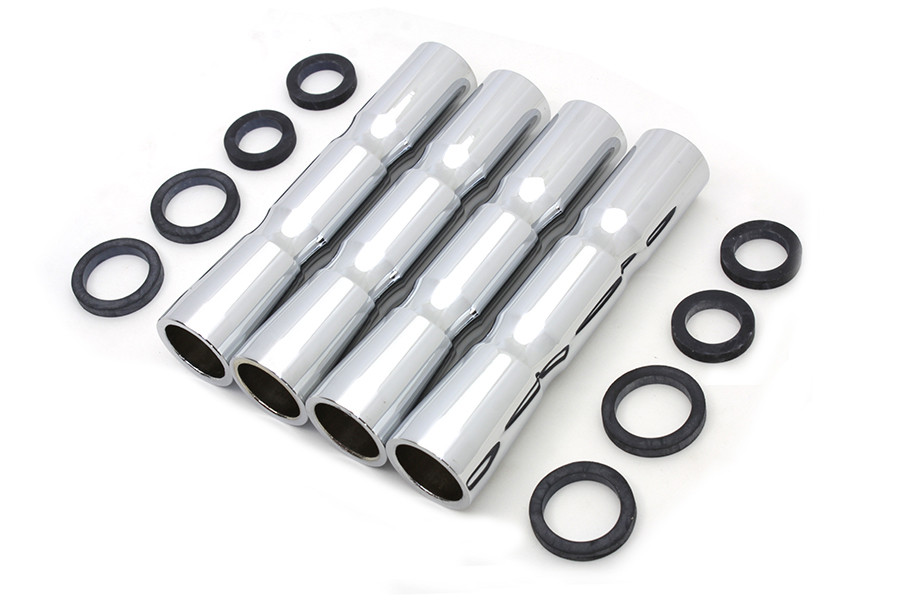 Colony - Chrome Lower Pushrod Cover Set