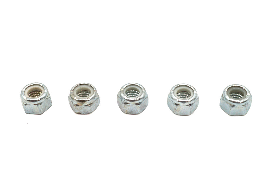 V-Twin - Zinc Plated Hex Nuts 5/16 inch-18 Nyloc